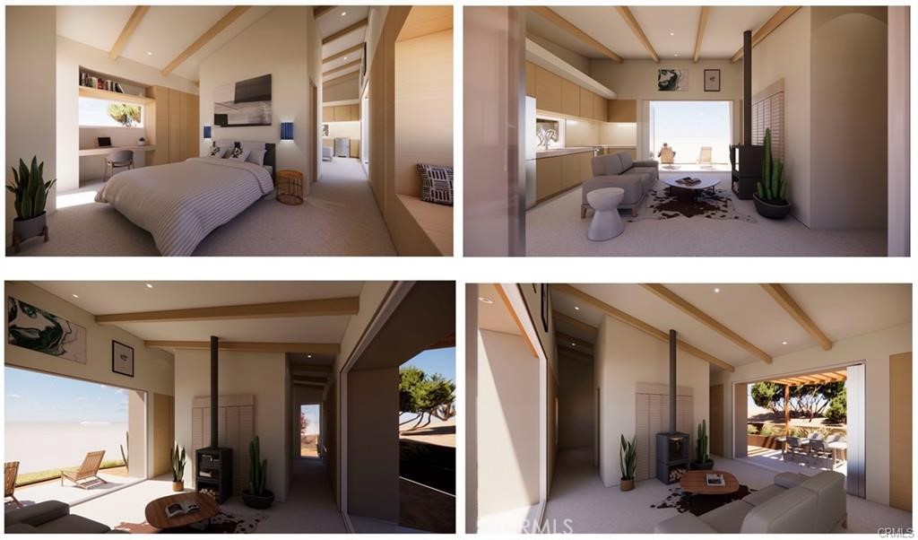 48317 Burns Canyon Road Pioneertown, CA 92268 - Photo 38 of 41 a view of living room with furniture and a mirror