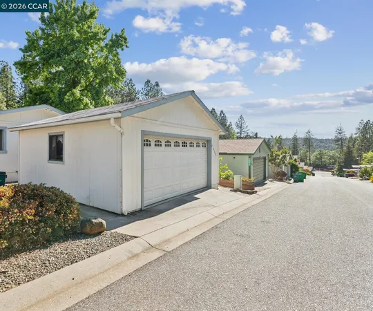 a view of a house with a patio
