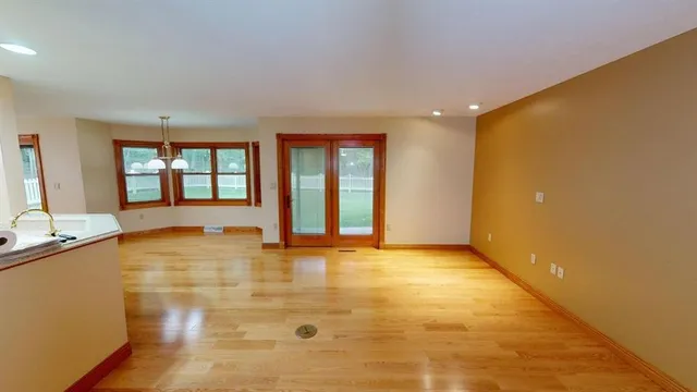 a view of an empty room with window