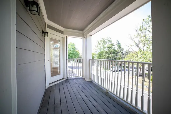 a view of a house with wooden floor