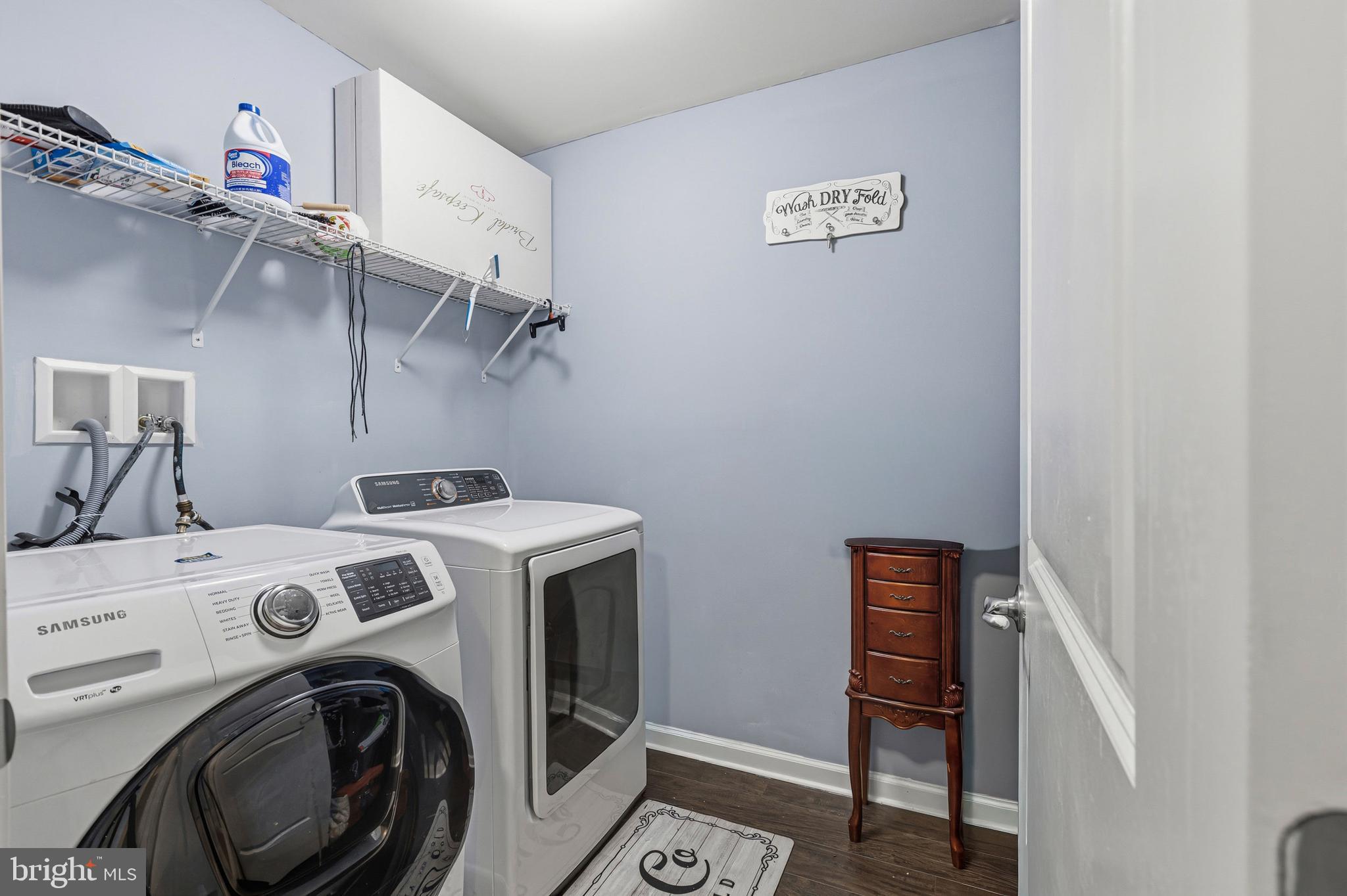 28 Snow Branch Road Clayton, DE 19938 - Photo 29 of 69 a view of storage and utility room with washer and dryer