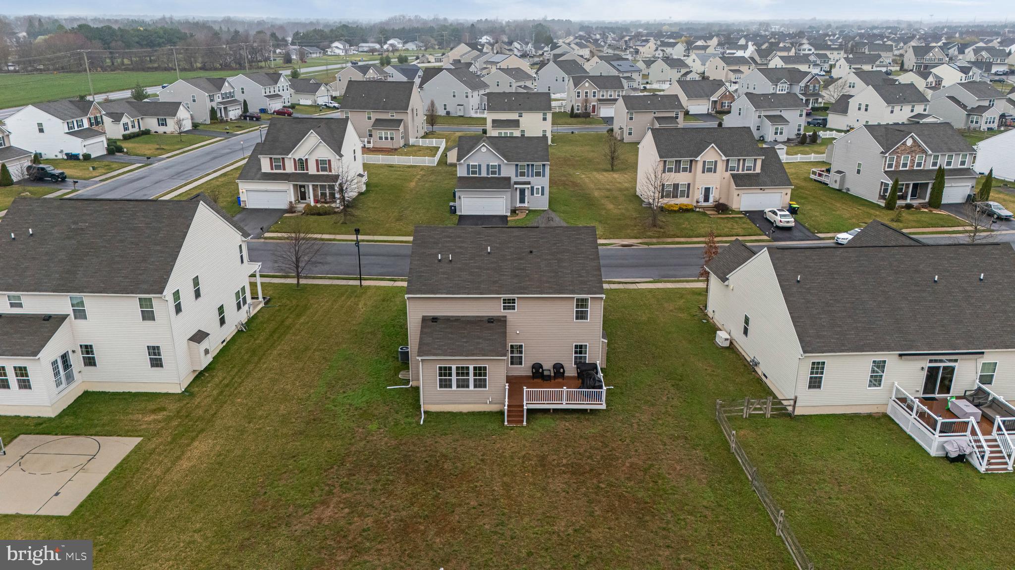 28 Snow Branch Road Clayton, DE 19938 - Photo 44 of 69 an aerial view of a house with a garden