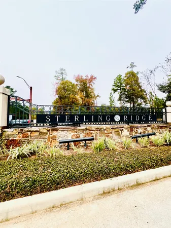 a view of swimming pool with outdoor seating and covered with trees