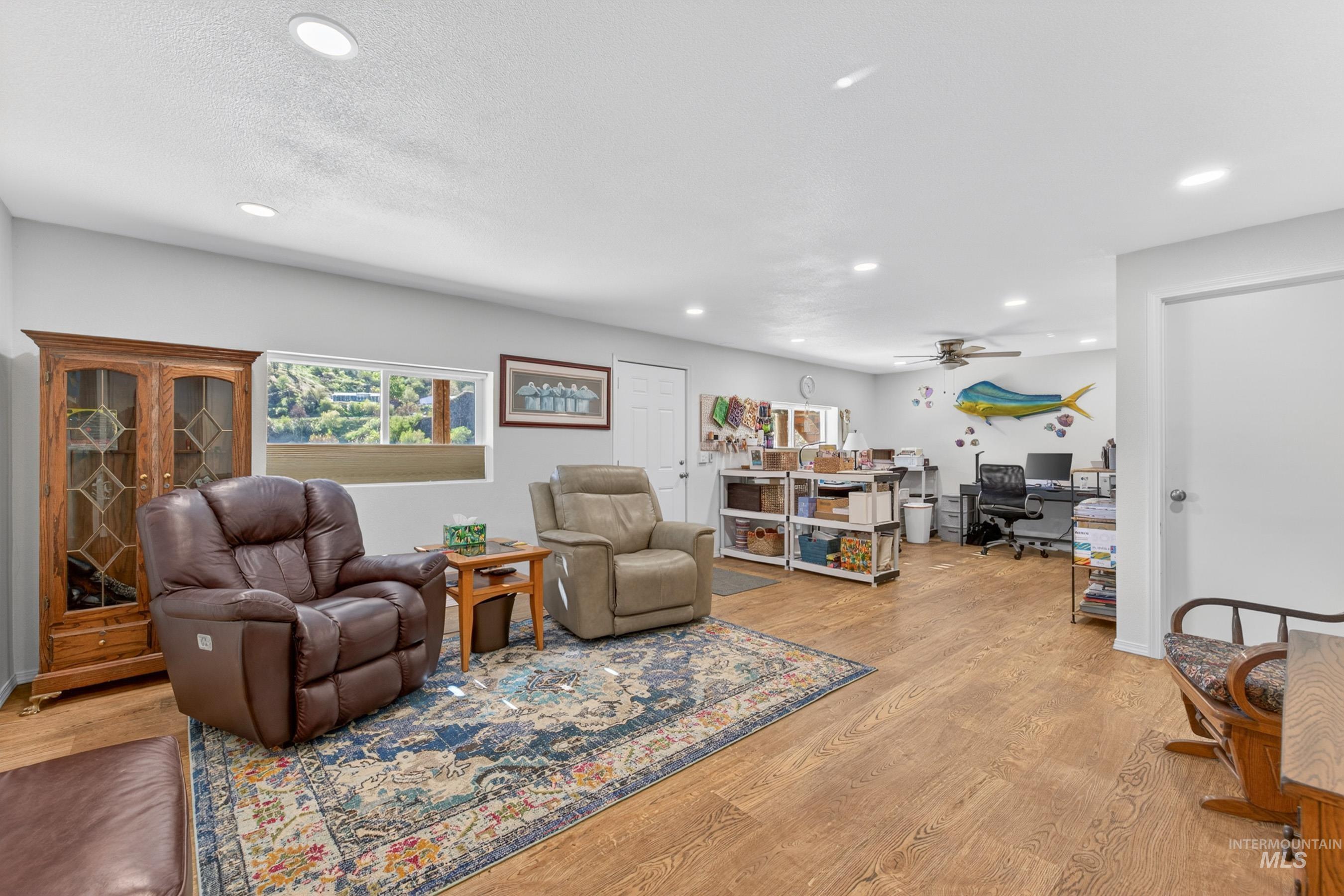 215 Doumecq Road White Bird, ID 83554 - Photo 30 of 50 Spacious interior with wood-finish flooring, recessed lighting, and a neutral color palette