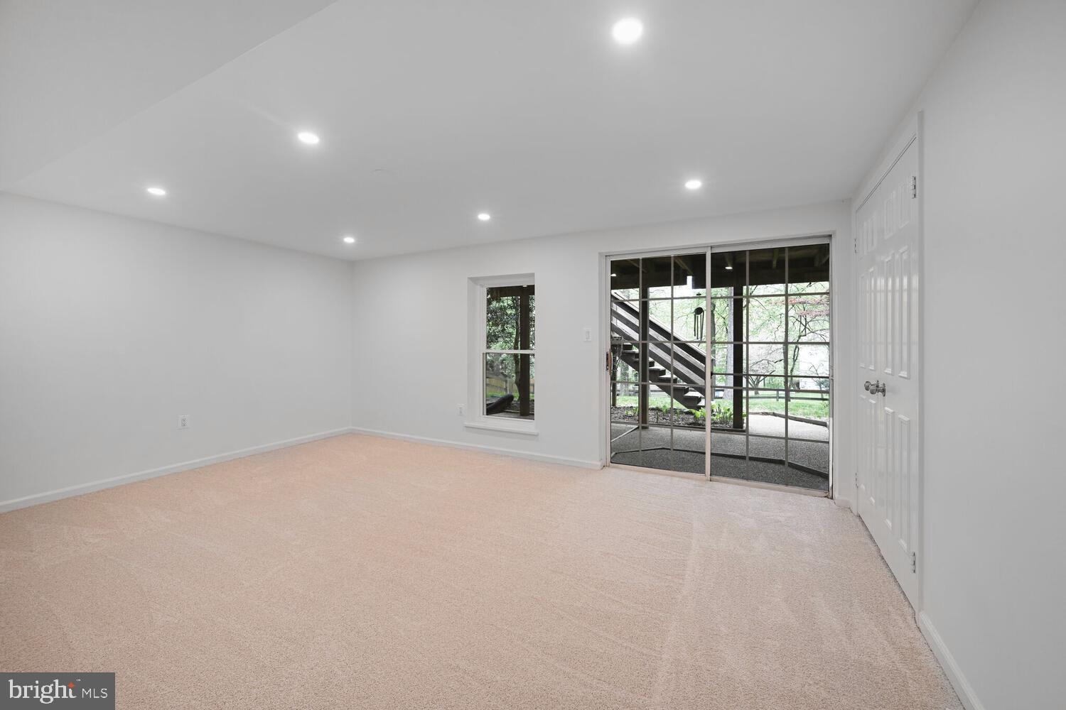 513 Cosgrave Way Silver Spring, MD 20902 - Photo 33 of 48 LOWER LEVEL FAMILY ROOM/REC ROOM EXIT TO REAR