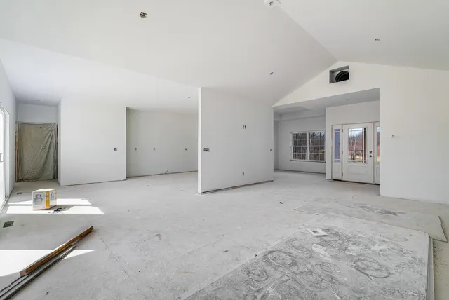 a view of a sink and a mirror