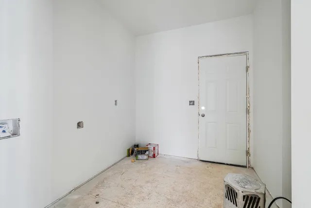 a view of a room with closet