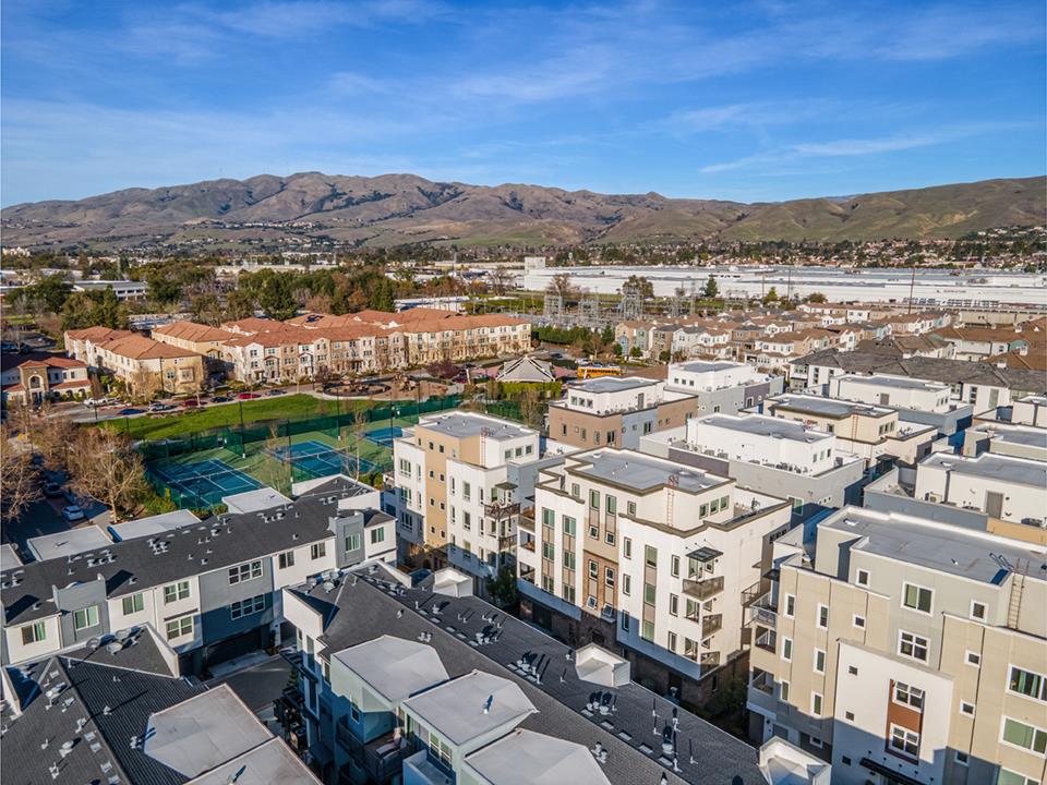 1421 Nightshade Road, Unit 30 Milpitas, CA 95035 - Photo 25 of 28 an aerial view of multiple house