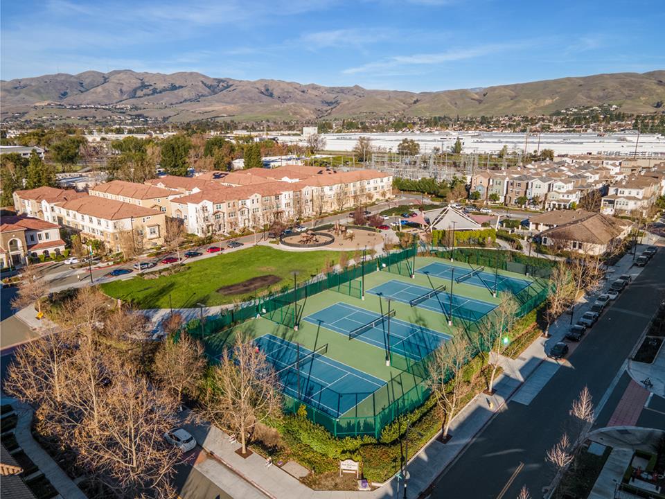 1421 Nightshade Road, Unit 30 Milpitas, CA 95035 - Photo 27 of 28 an aerial view of residential houses with outdoor space and river