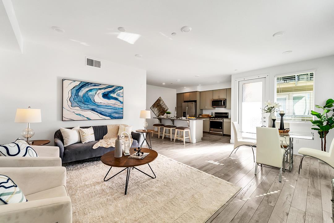 1421 Nightshade Road, Unit 30 Milpitas, CA 95035 - Photo 3 of 28 a living room with furniture and wooden floor