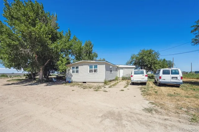 a white house that has a tree in front of it
