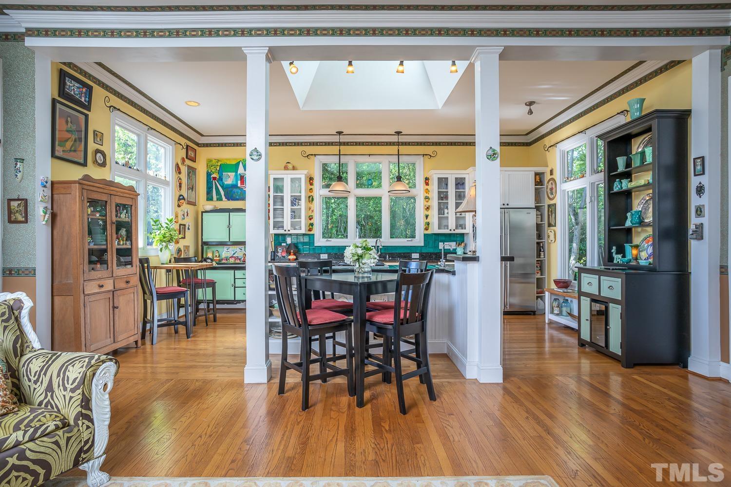 601 Leonidas Court Raleigh, NC 27604 - Photo 2 of 53 a view of a dining room with furniture window and wooden floor