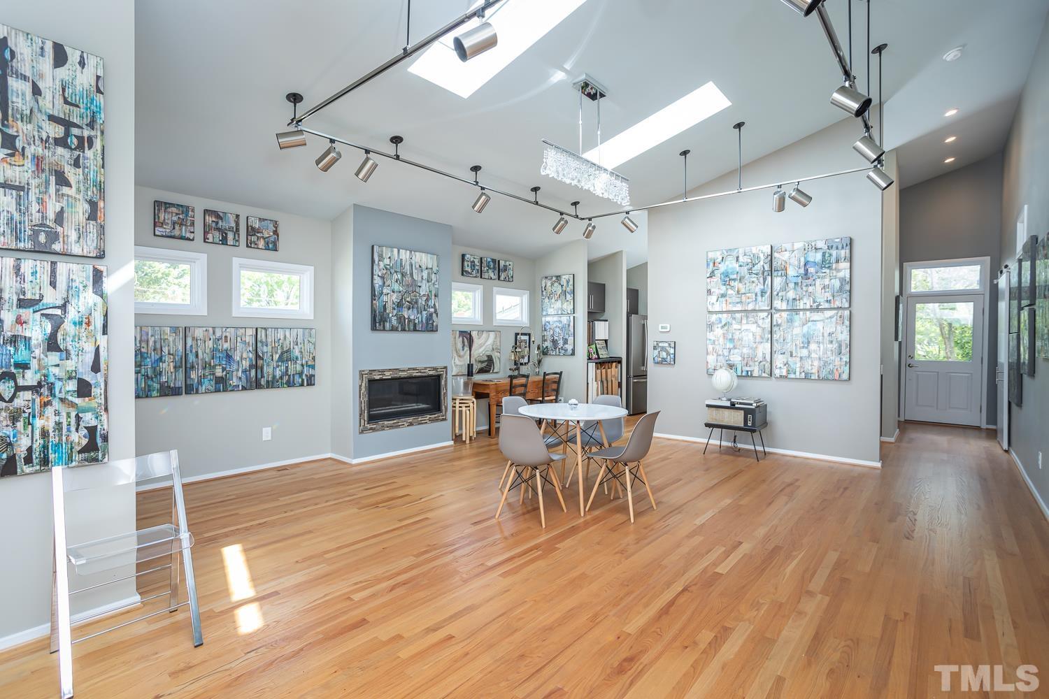 601 Leonidas Court Raleigh, NC 27604 - Photo 22 of 53 a view of a dining room with furniture window and wooden floor