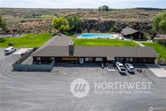 3347 Cornucopia Drive Ephrata, WA 98823 - Photo 37 of 40 an aerial view of a house with garden space and street view