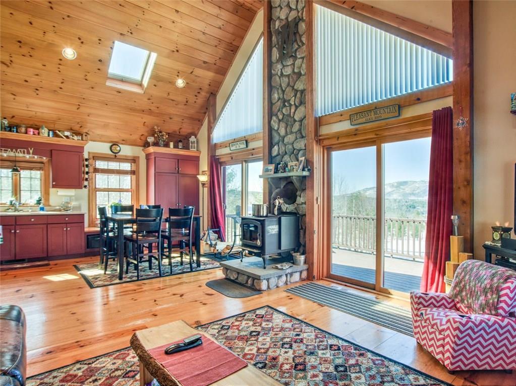 122 Harmon Road Bridgton, ME 04009 - Photo 5 of 34 Open concept and cathedral ceilings...