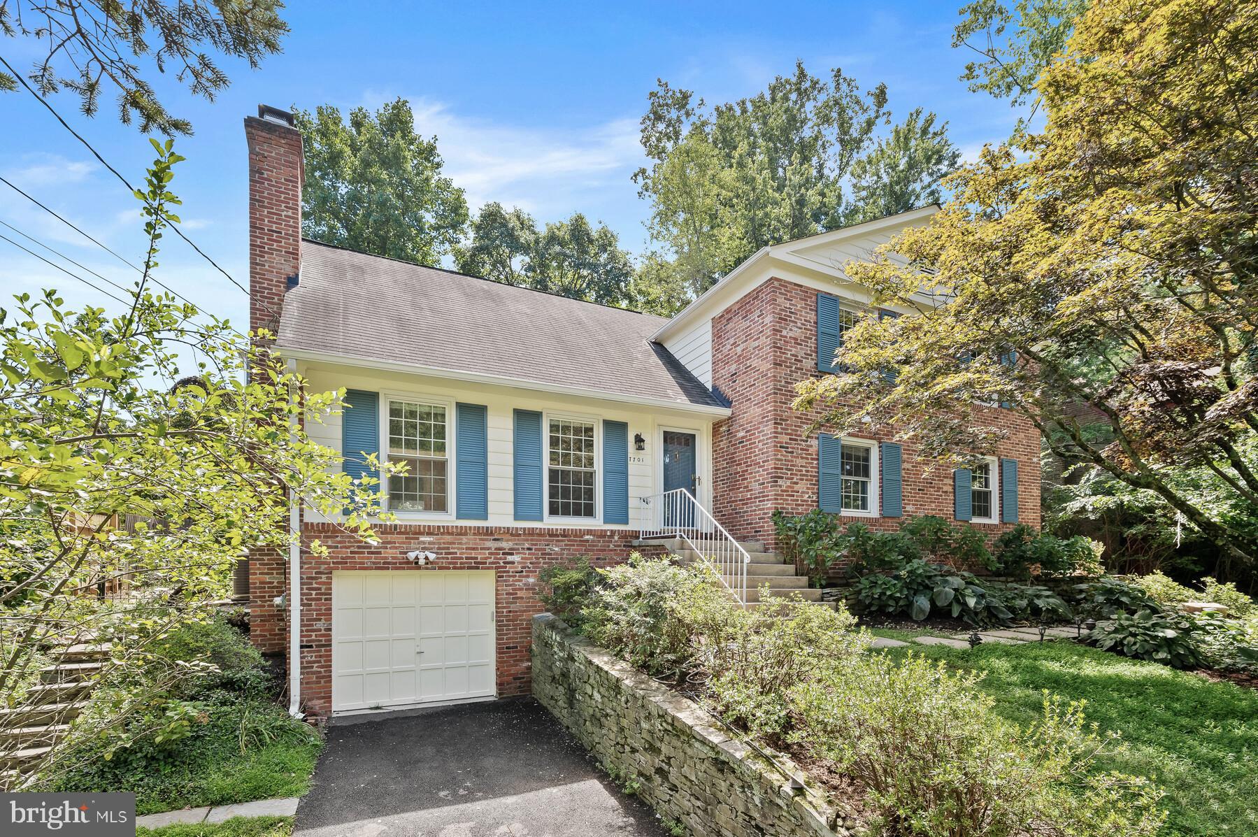 7701 Sebago Road Bethesda, MD 20817 - Photo 49 of 50 Front with one-car garage entrance