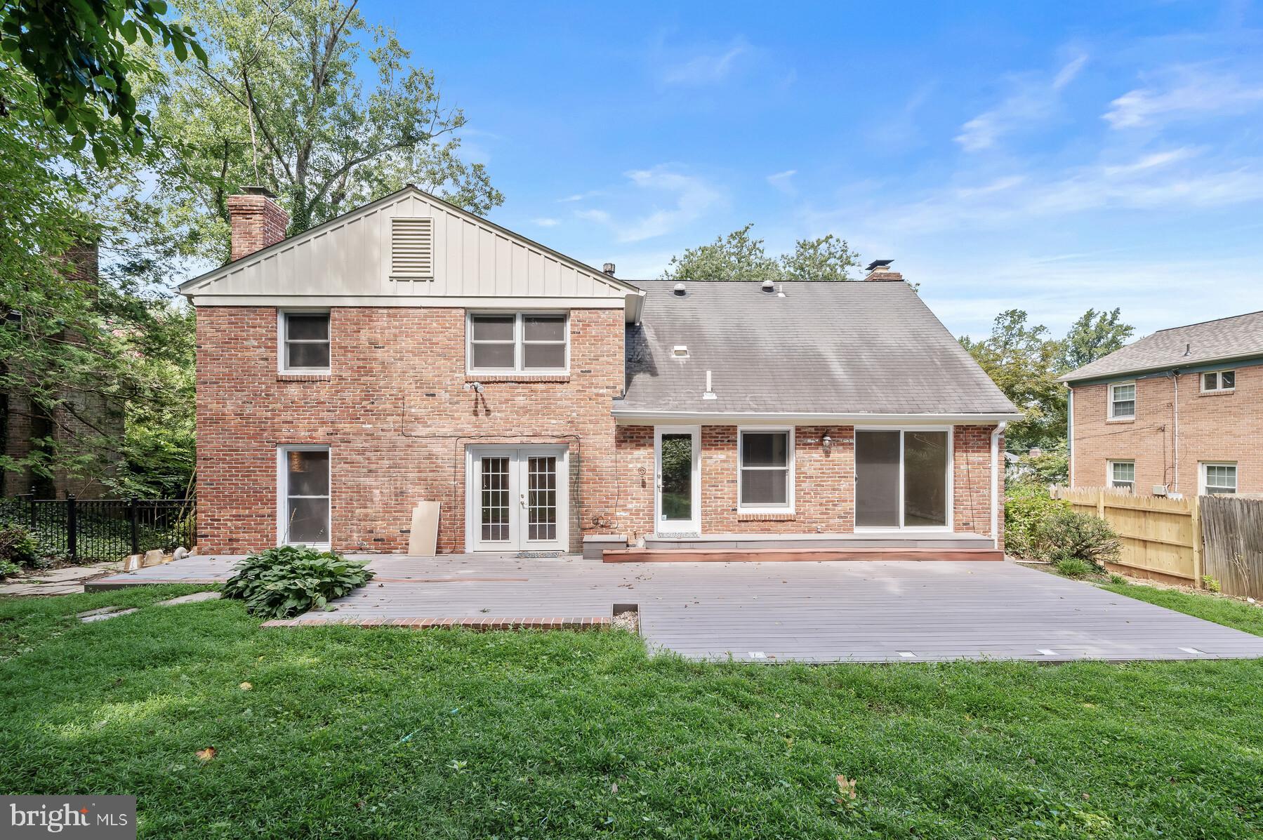 7701 Sebago Road Bethesda, MD 20817 - Photo 9 of 50 Rear elevation with large deck