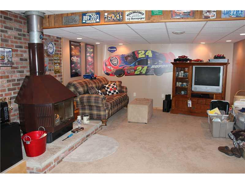 423 Ceylon Road Carmichaels, PA 15320 - Photo 19 of 25 Family Room. Homey family room with woodburner fireplace