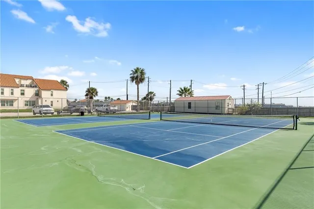 a view of a tennis court