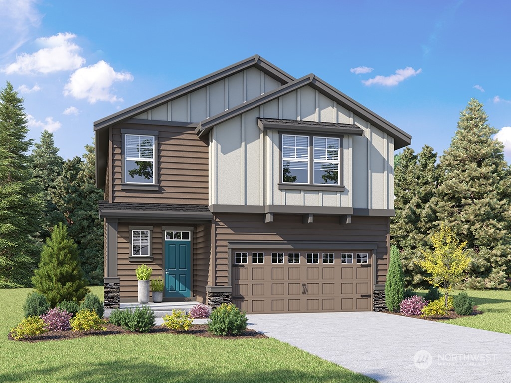 4414 228th Place South East, Unit MC5 Bothell, WA 98021 - Photo 1 of 33 a front view of house with yard and green space