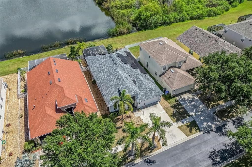 5124 Clover Mist Drive Apollo Beach, FL 33572 - Photo 47 of 52 an aerial view of a house with outdoor space