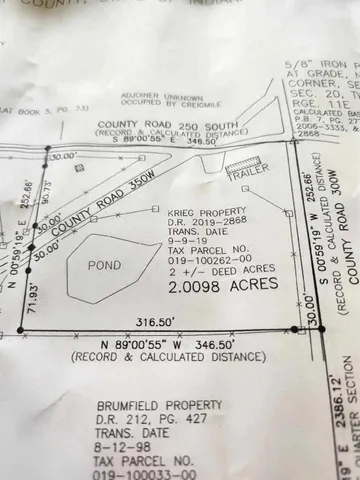 $49,900 | 3007 West County Road 250 South, Versailles, IN 47042
