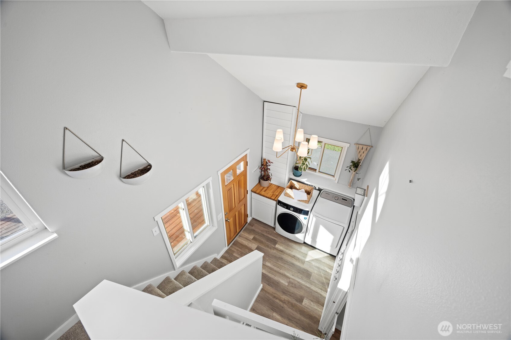 3895 Bancroft Road Bellingham, WA 98225 - Photo 15 of 40 a view of living room with furniture and a chandelier