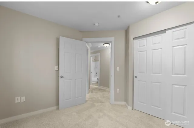 a view of an empty room