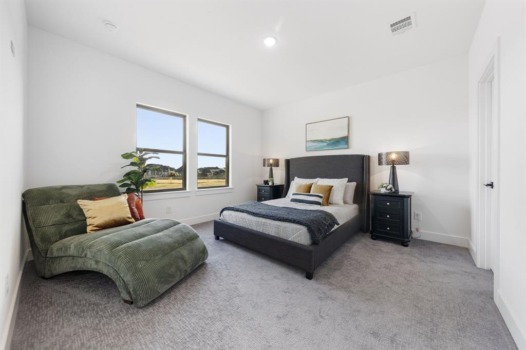 270 Peach Pt Road Prosper, TX 75078 - Photo 31 of 40 a bedroom with furniture and a window