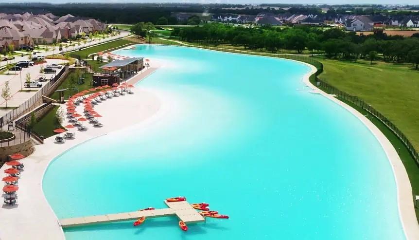 270 Peach Pt Road Prosper, TX 75078 - Photo 40 of 40 The community lagoon