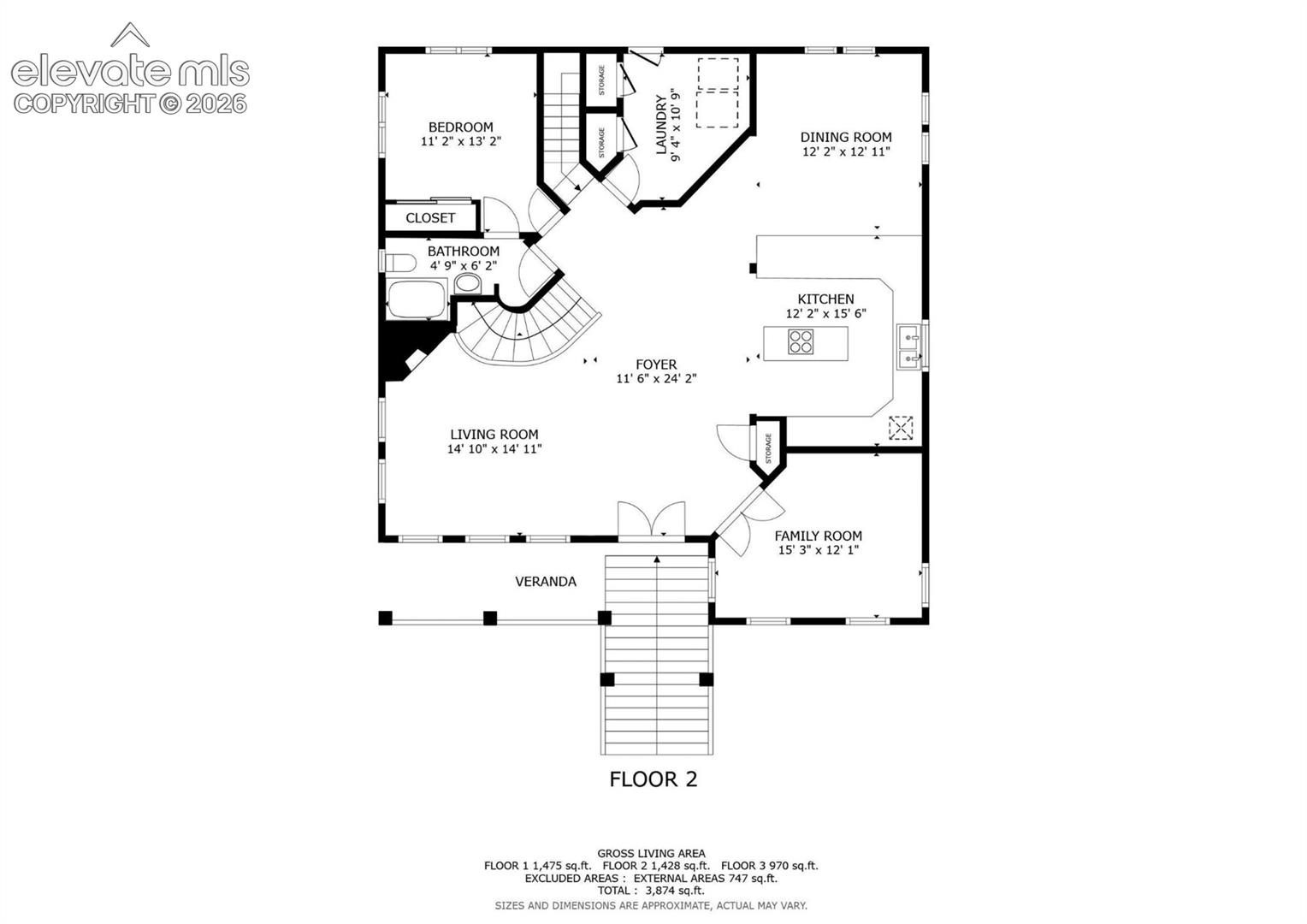 17170 Lodgepole Road Peyton, CO 80831 - Photo 43 of 45 Floor plan