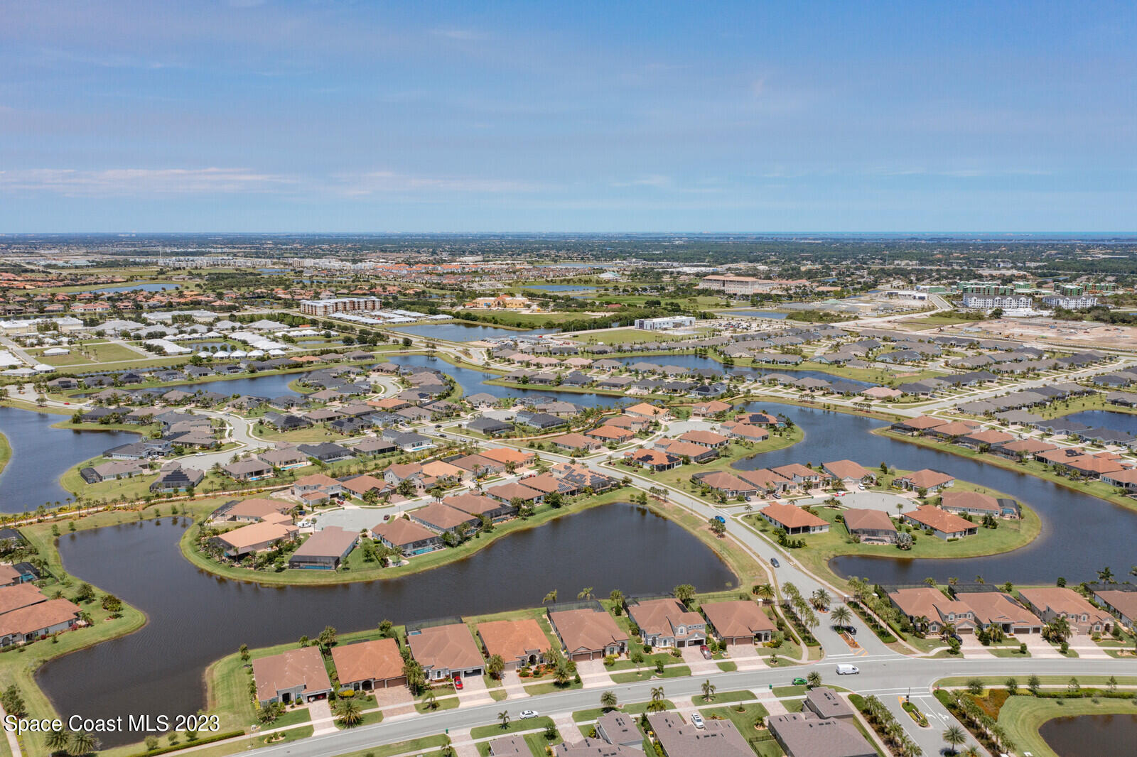 2928 Addison Drive Melbourne, FL 32940 - Photo 48 of 69 an aerial view of a city