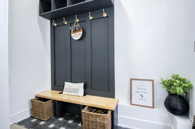 a view of a storage & utility room