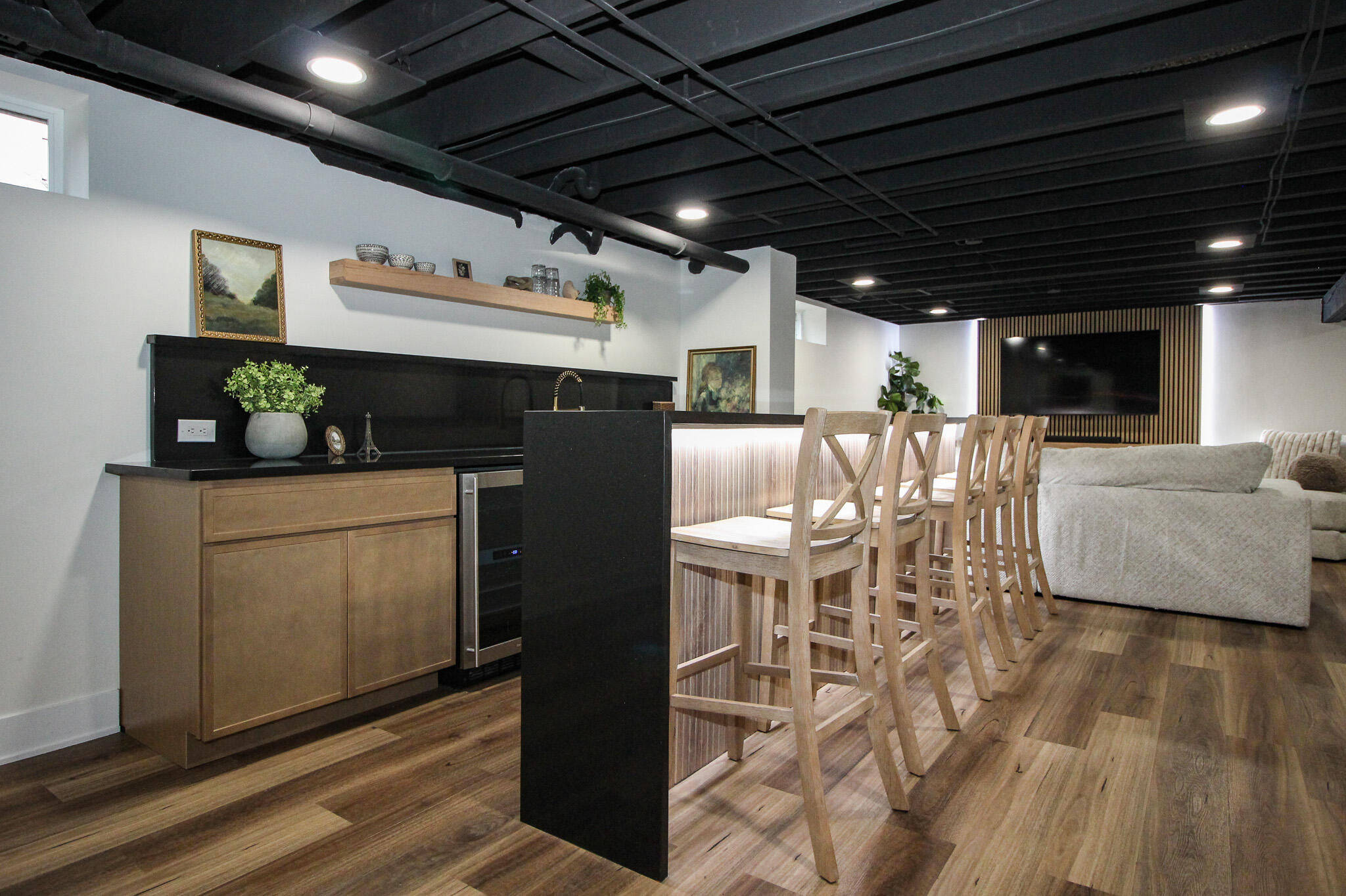 10791 North 1000 West Demotte, IN 46310 - Photo 34 of 55 a kitchen with stainless steel appliances kitchen island granite countertop a table chairs and a refrigerator