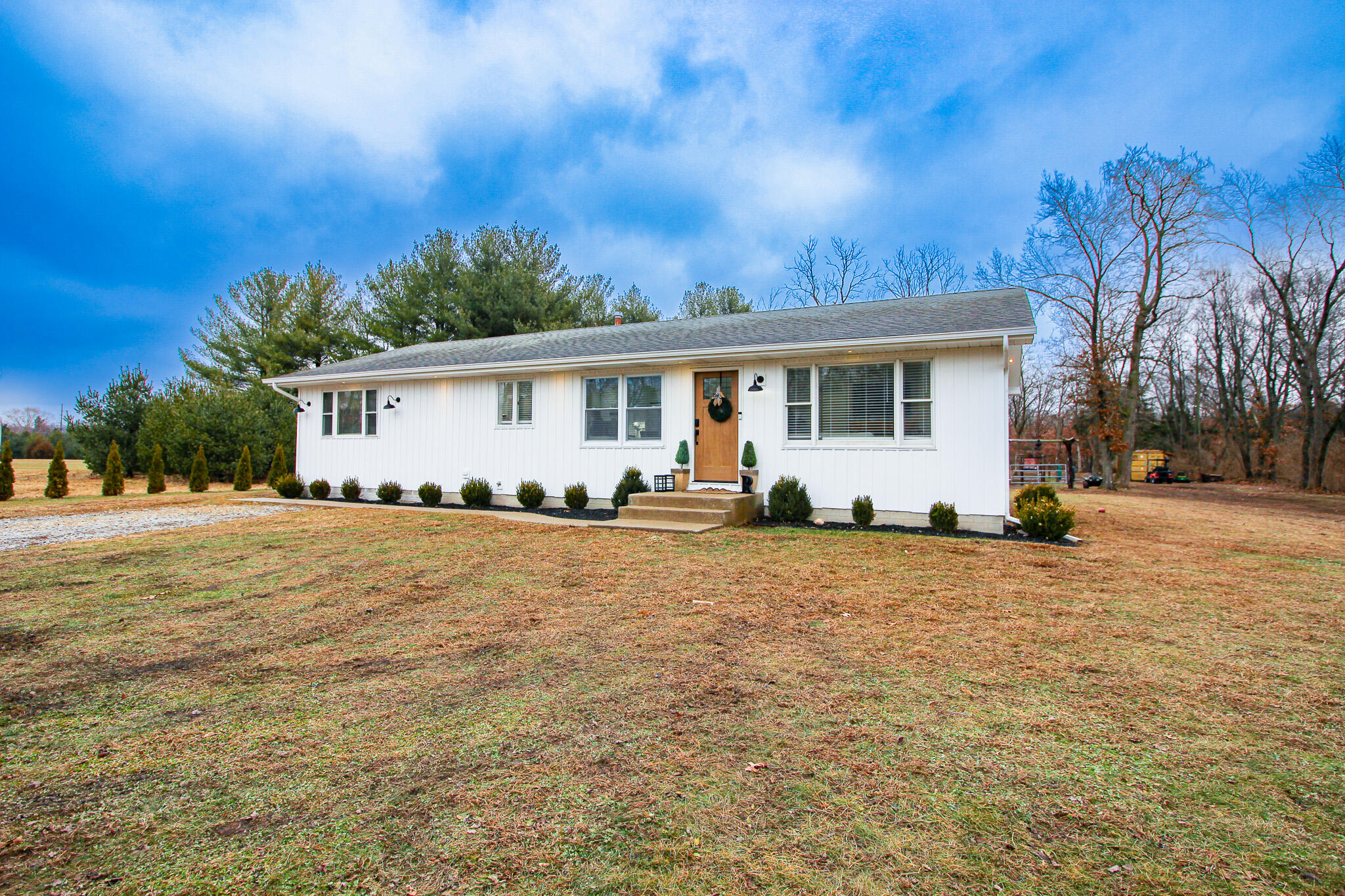 10791 North 1000 West Demotte, IN 46310 - Photo 46 of 55 a view of a yard in front of a house with a yard