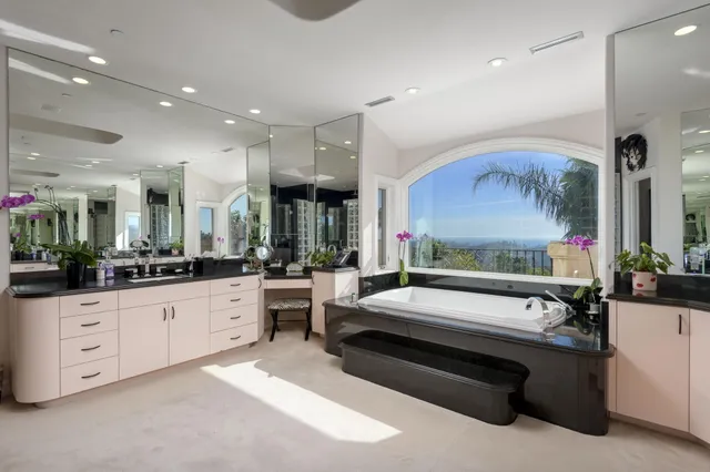 a building outdoor space with patio furniture