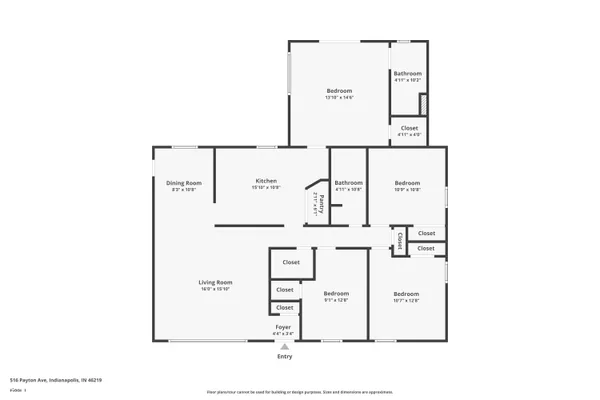 $245,000 | 516 Payton Avenue, Indianapolis, IN 46219