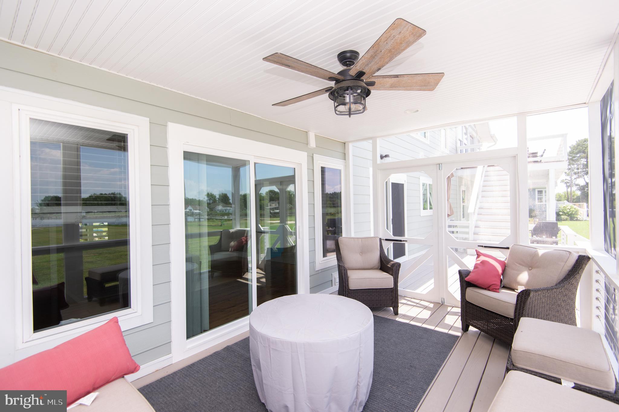 6106 Twin Point Cove Road Cambridge, MD 21613 - Photo 16 of 120 Screened porch