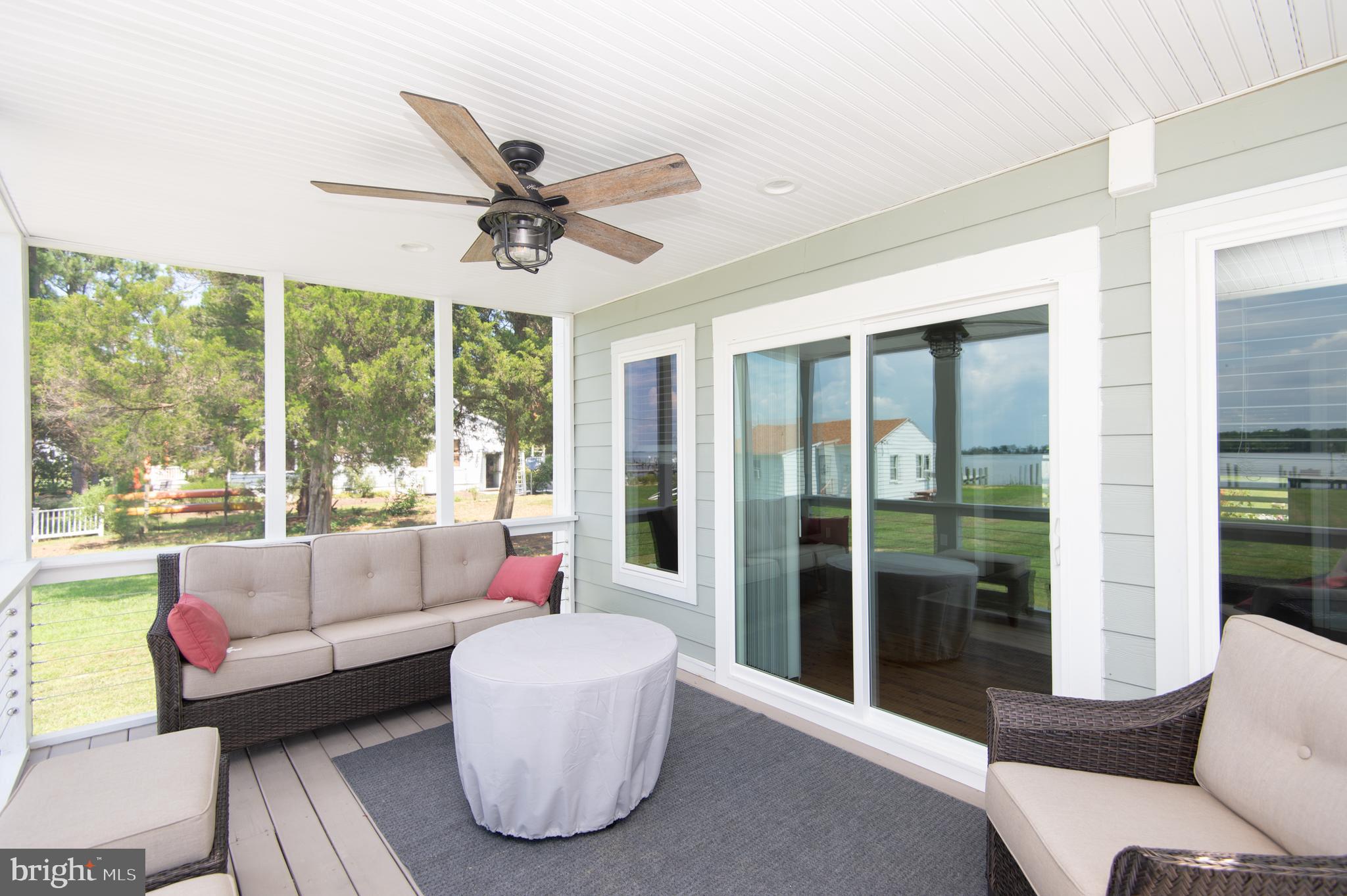 6106 Twin Point Cove Road Cambridge, MD 21613 - Photo 17 of 120 Waterside Screened porch