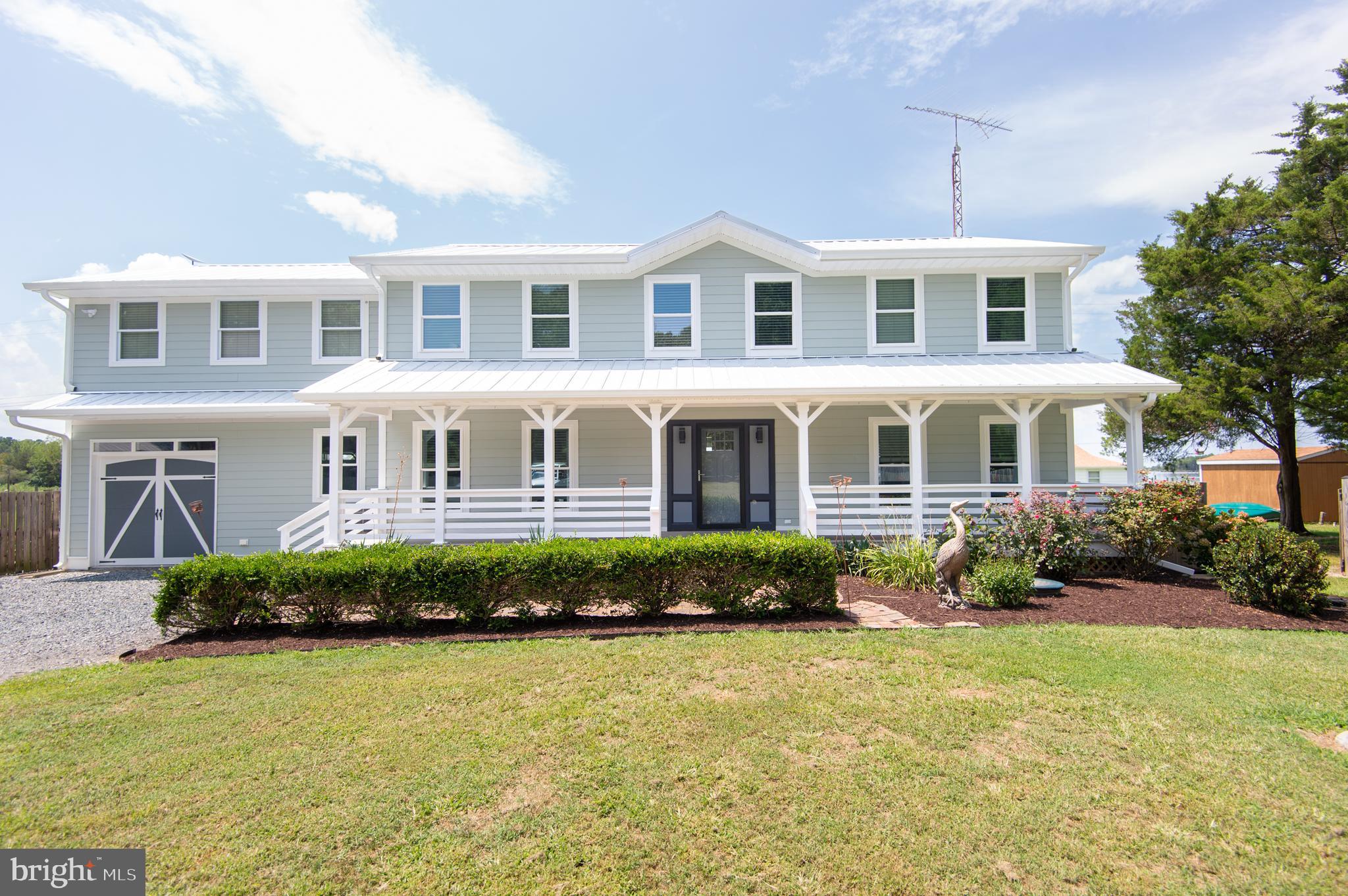 6106 Twin Point Cove Road Cambridge, MD 21613 - Photo 2 of 120 Beautiful exterior with covered front porch