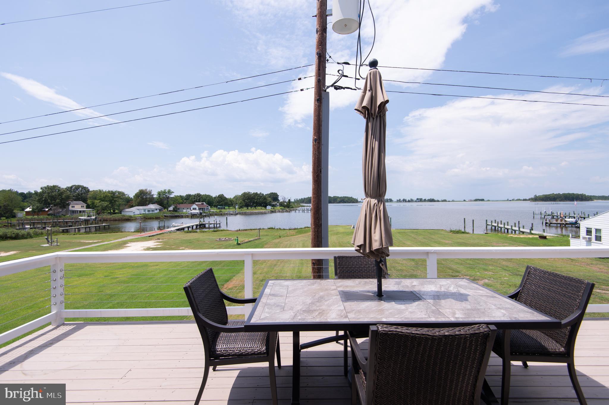 6106 Twin Point Cove Road Cambridge, MD 21613 - Photo 67 of 120 Waterside Deck from Recreation Room