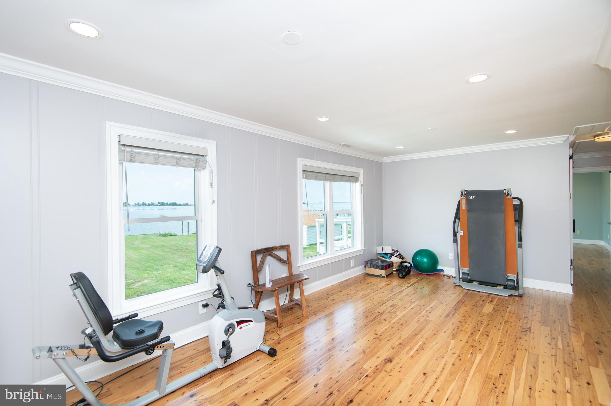 6106 Twin Point Cove Road Cambridge, MD 21613 - Photo 73 of 120 Water view exercise room or office