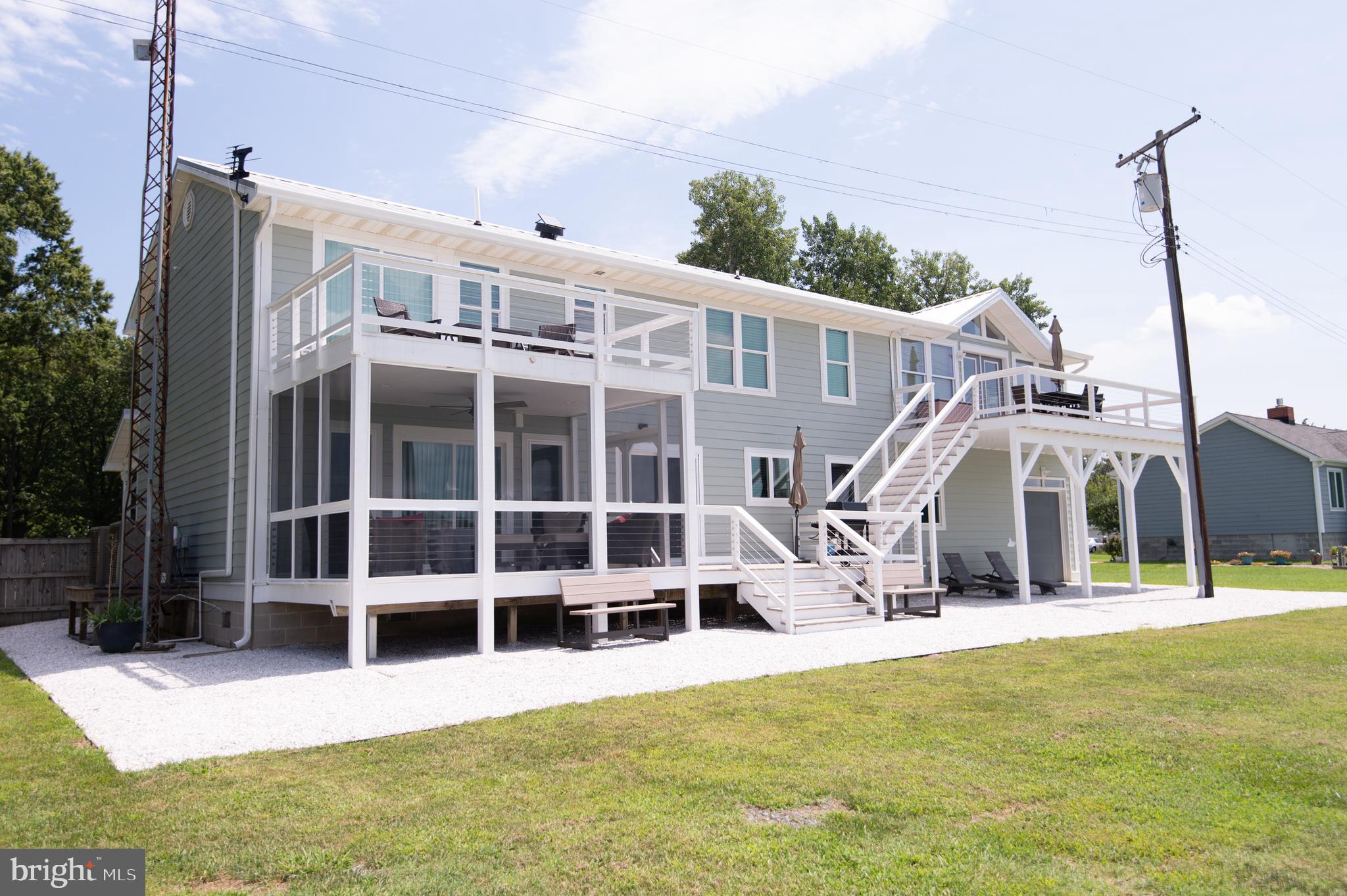 6106 Twin Point Cove Road Cambridge, MD 21613 - Photo 79 of 120 Waterside exterior rear