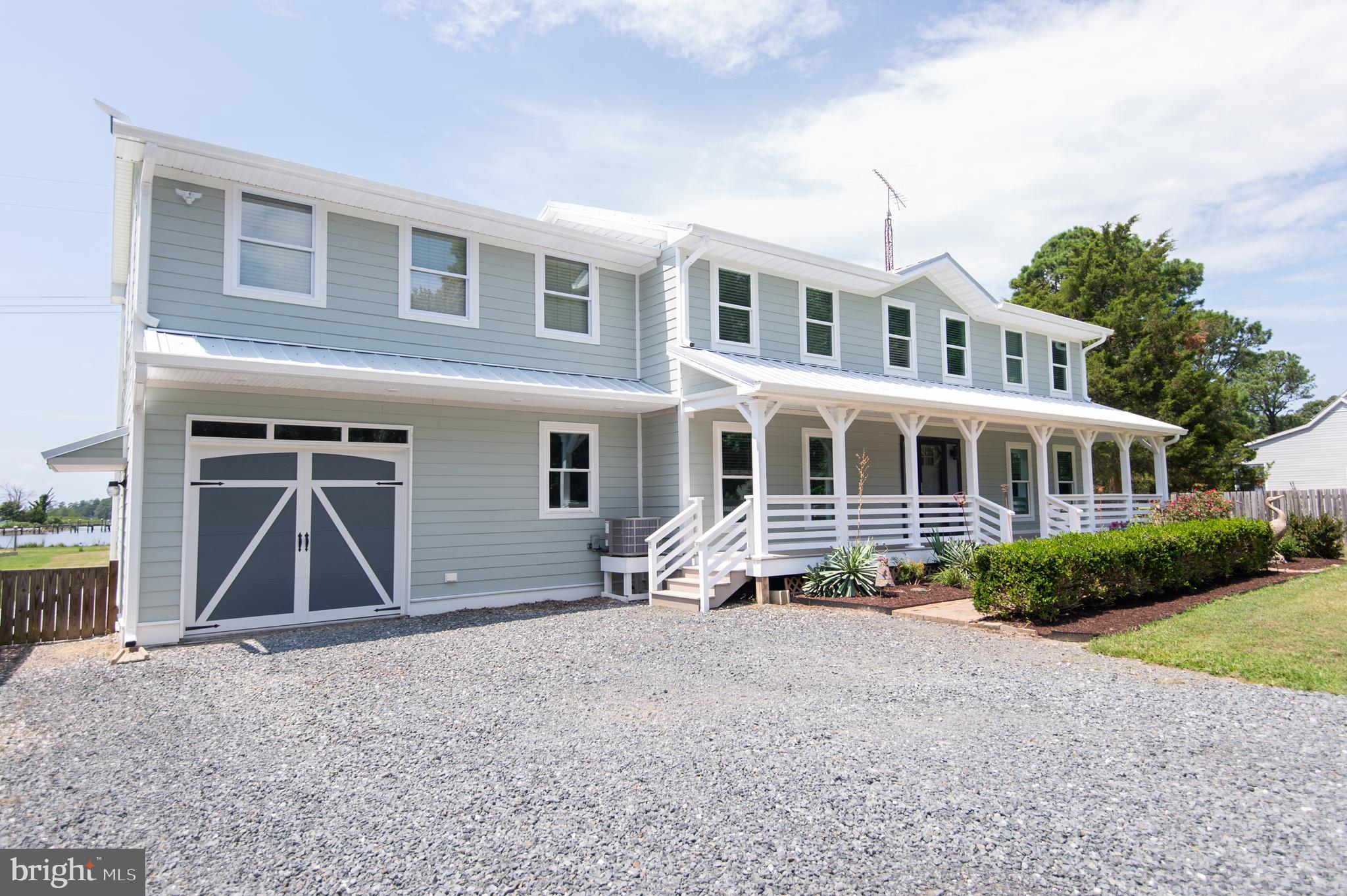 6106 Twin Point Cove Road Cambridge, MD 21613 - Photo 87 of 120 Exterior front with garage