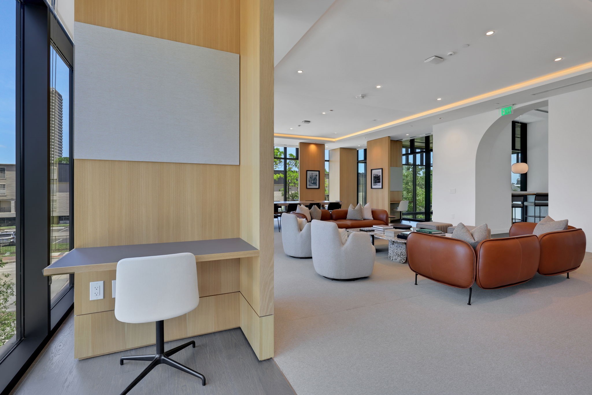 2311 Westheimer Road, Unit 529 Houston, TX 77098 - Photo 28 of 33 a living room with furniture potted plant and a window