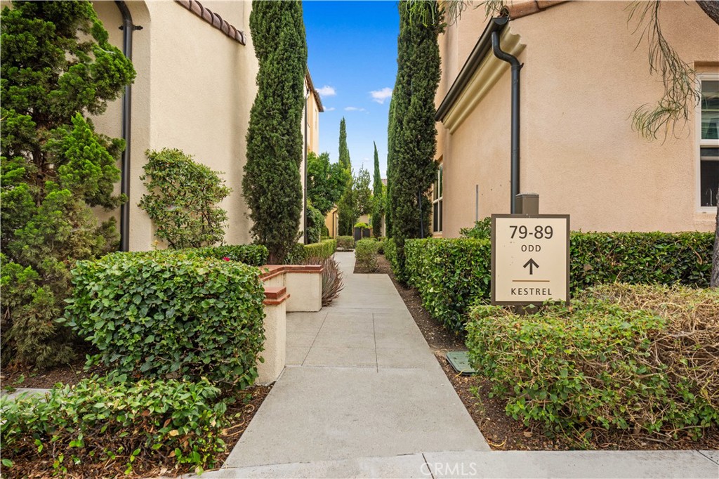 89 Kestrel Irvine, CA 92618 - Photo 3 of 45 a view of a pathway with a yard