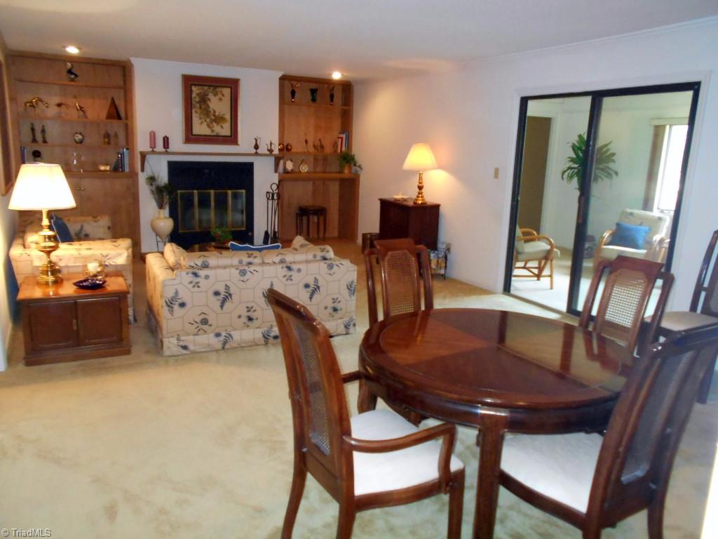 134 Old Mill Road High Point, NC 27265 - Photo 9 of 25 View of Den & Living Room from Dining Area.