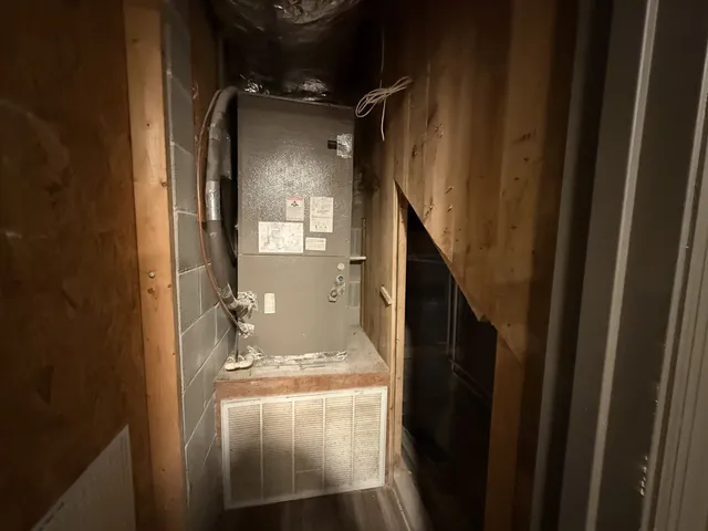 a view of water heater room