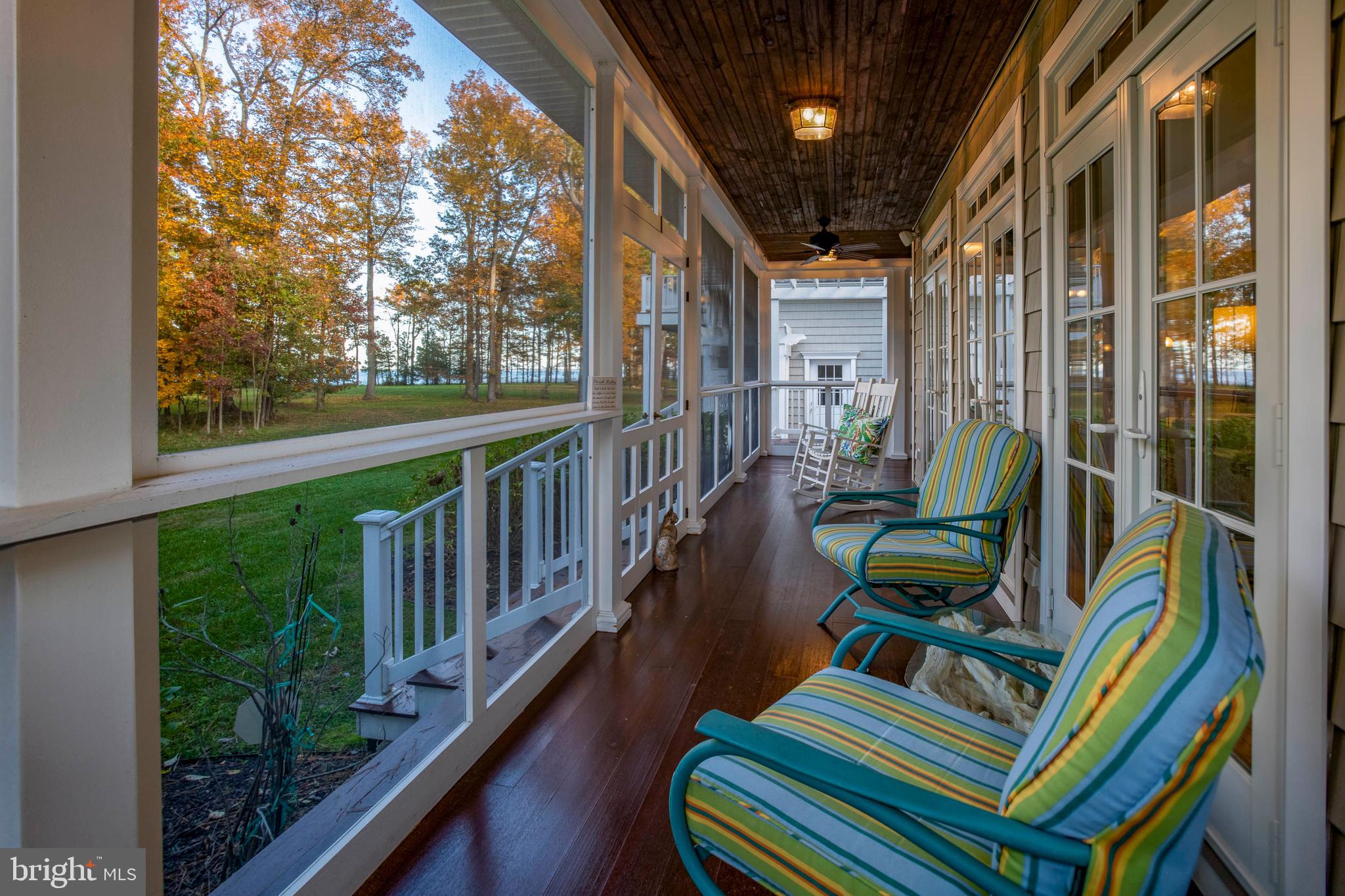 21470 Spinnaker Way Tilghman, MD 21671 - Photo 23 of 50 Back mahogany porch facing water