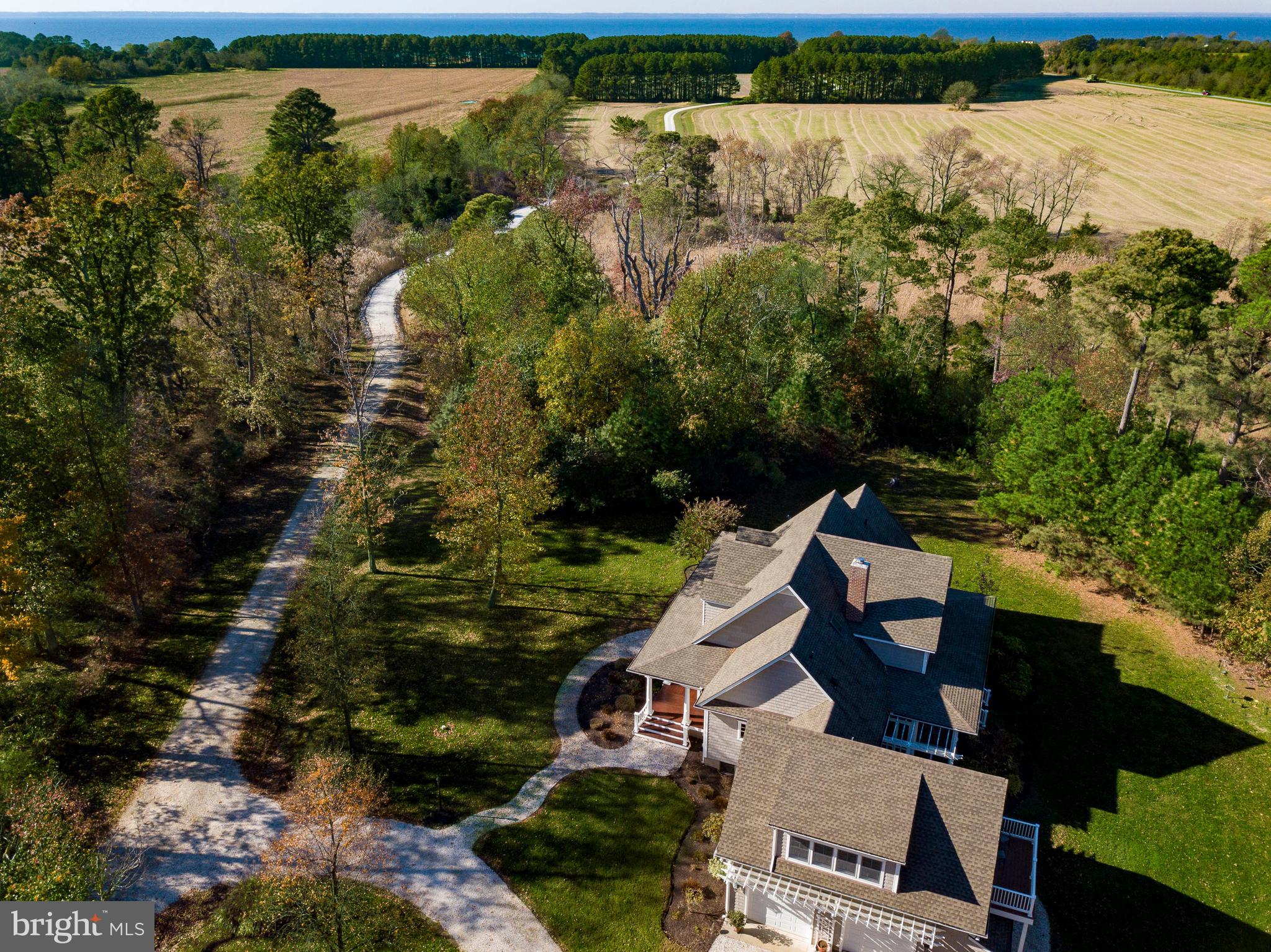 21470 Spinnaker Way Tilghman, MD 21671 - Photo 10 of 50 Aerial of drive in